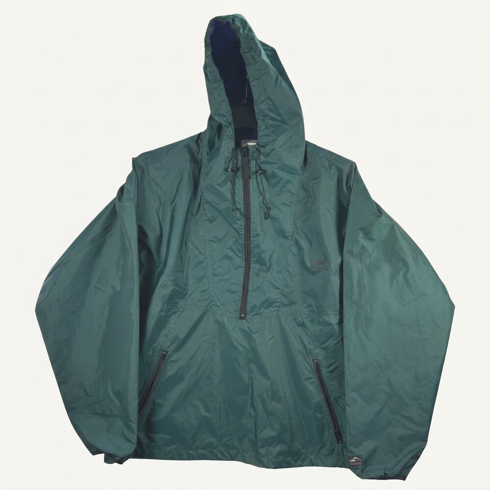 Vintage Helly Hansen Quarter-Zip Rain Jacket – Teal & Purple – Men's Medium